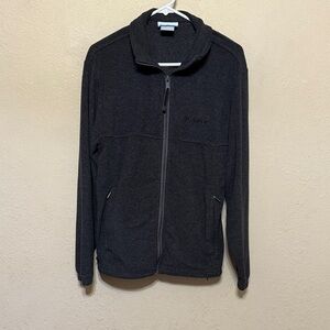 Columbia Men's Charcoal Zip-Up Sweater